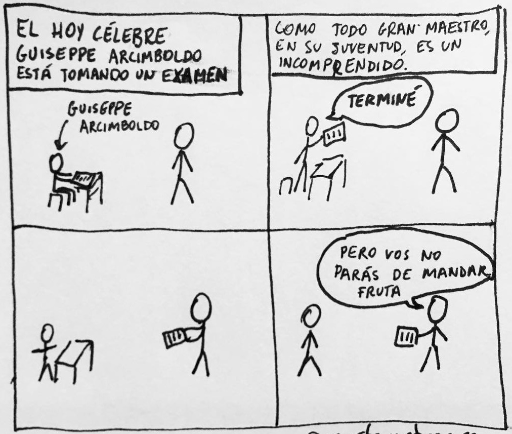 Cómic: arcimboldo